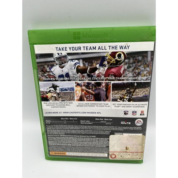 Madden NFL 17 - Xbox One 360 Rob Gronkowski - TESTED - WORKING - Picture 2 of 7